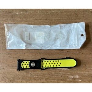 Mens Womens Fitbit Ionic Band Watch Strap - Neon Yellow & Black